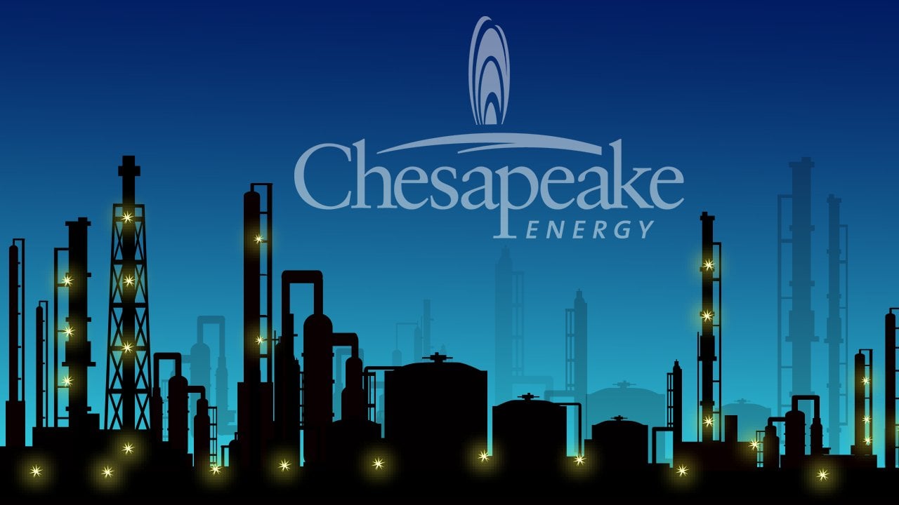 Chesapeake Energy Corp. 25-Year Chart after Divestiture News - Securities Research